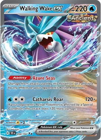 Walking Wake ex - 050/162 - SV05: Temporal Forces (TEF) #050/162 - Double Rare Pokémon Trading Card