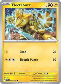 Electabuzz - SV05: Temporal Forces (TEF) #053/162 - Common Pokémon Trading Card