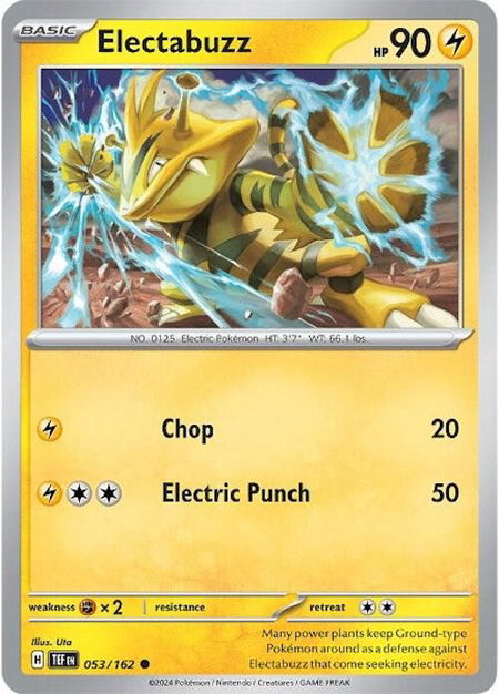 Electabuzz - SV05: Temporal Forces Pokémon trading card