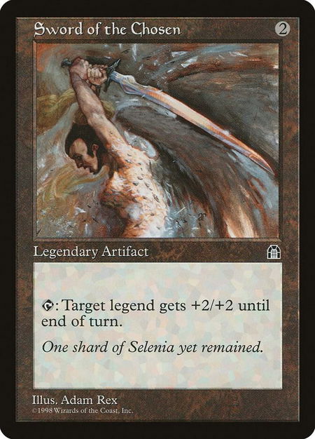 Sword of the Chosen - Stronghold Magic: The Gathering trading card