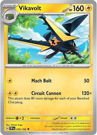 Vikavolt - SV05: Temporal Forces (TEF) #056/162 - Uncommon Pokémon Trading Card