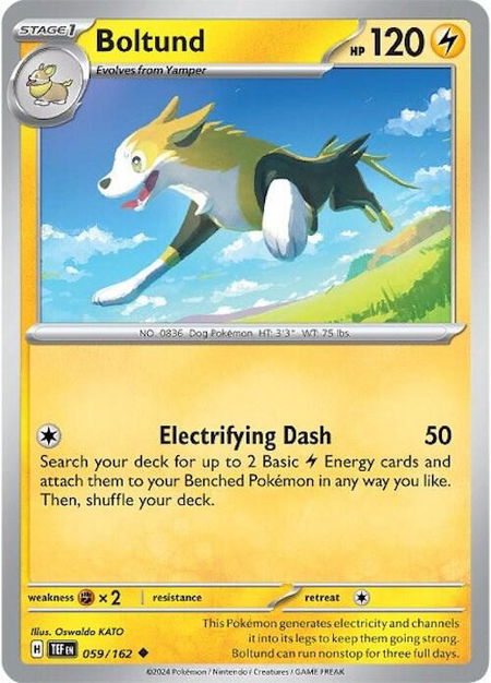 Boltund - SV05: Temporal Forces Pokémon trading card