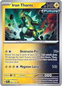 Iron Thorns - SV05: Temporal Forces (TEF) #062/162 - Rare Pokémon Trading Card