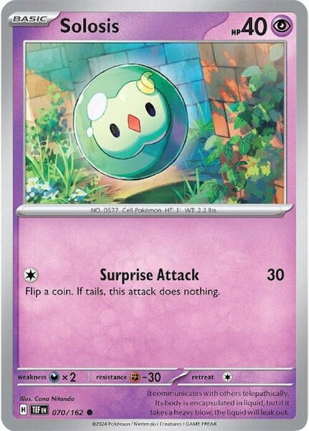 Solosis - SV05: Temporal Forces Pokémon trading card