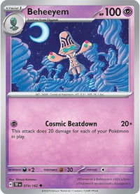 Beheeyem - SV05: Temporal Forces (TEF) #074/162 - Uncommon Pokémon Trading Card