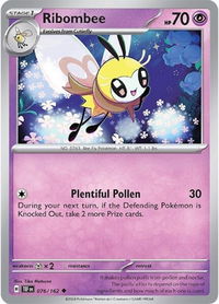 Ribombee - SV05: Temporal Forces (TEF) #076/162 - Uncommon Pokémon Trading Card