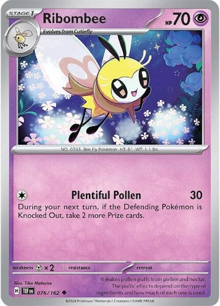 Ribombee - SV05: Temporal Forces Pokémon trading card
