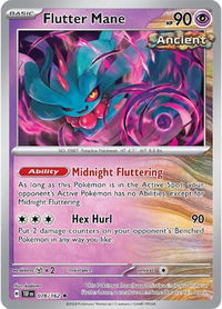 Flutter Mane - SV05: Temporal Forces (TEF) #078/162 - Rare Pokémon Trading Card
