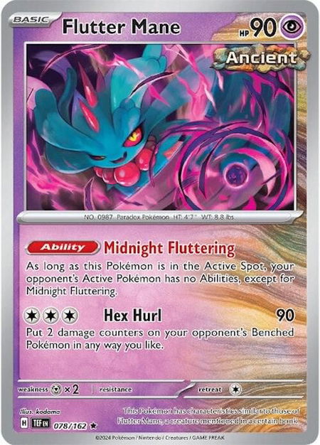 Flutter Mane - SV05: Temporal Forces Pokémon trading card