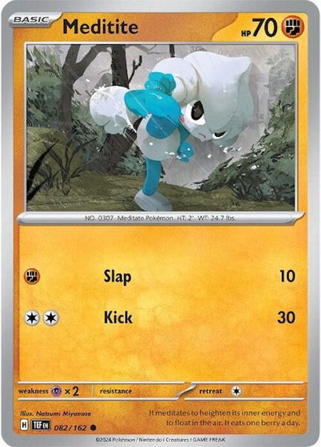 Meditite - SV05: Temporal Forces Pokémon trading card
