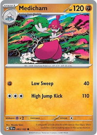 Medicham - SV05: Temporal Forces (TEF) #083/162 - Common Pokémon Trading Card