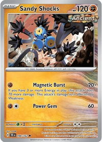 Sandy Shocks - SV05: Temporal Forces (TEF) #098/162 - Uncommon Pokémon Trading Card