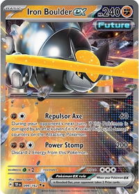 Iron Boulder ex - 099/162 - SV05: Temporal Forces (TEF) #099/162 - Double Rare Pokémon Trading Card