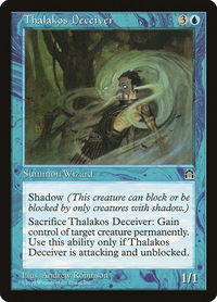 Thalakos Deceiver - Stronghold (STH) #null - Rare Magic: The Gathering Trading Card
