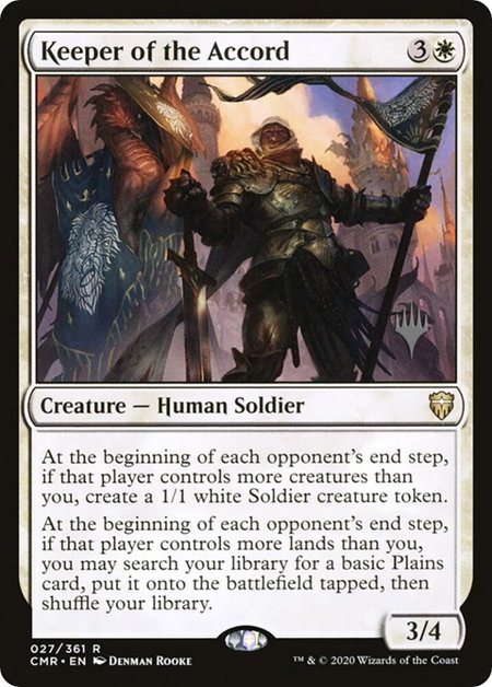 Keeper of the Accord - Promo Pack: Murders at Karlov Manor Magic: The Gathering trading card