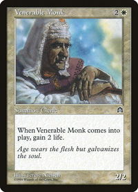 Venerable Monk - Stronghold (STH) #null - Common Magic: The Gathering Trading Card