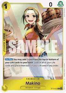 Makino - Ultra Deck: The Three Brothers (ST-13) #ST13-012 - Common One Piece Trading Card