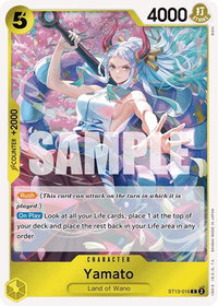 Yamato - Ultra Deck: The Three Brothers (ST-13) #ST13-016 - Common One Piece Trading Card