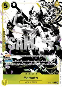 Yamato (Parallel) - Ultra Deck: The Three Brothers (ST-13) #ST13-016 - Common One Piece Trading Card