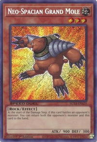 Neo-Spacian Grand Mole (Secret Rare) - Speed Duel GX: Midterm Destruction (SGX4) #SGX4-ENA10 - Secret Rare YuGiOh Trading Card