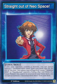 Straight out of Neo Space! - Speed Duel GX: Midterm Destruction (SGX4) #SGX4-ENS01 - Common / Short Print YuGiOh Trading Card