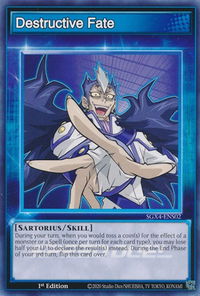Destructive Fate - Speed Duel GX: Midterm Destruction (SGX4) #SGX4-ENS02 - Common / Short Print YuGiOh Trading Card