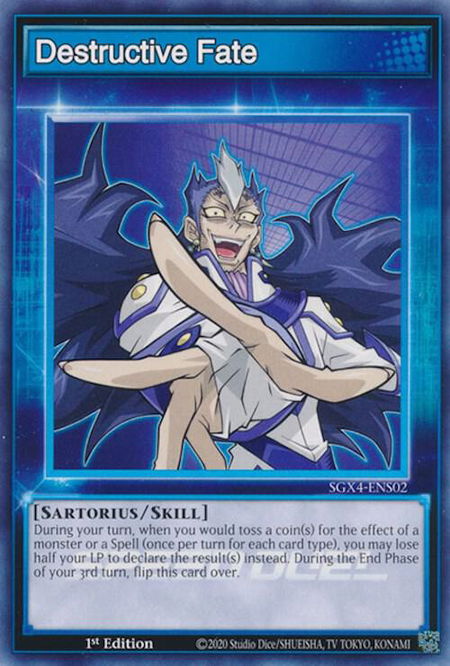Destructive Fate - Speed Duel GX: Midterm Destruction YuGiOh trading card