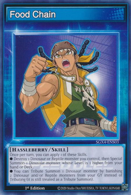 Food Chain - Speed Duel GX: Midterm Destruction YuGiOh trading card