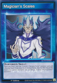 Magician's Scales (Skill Card) - Speed Duel GX: Midterm Destruction (SGX4) #SGX4-ENS06 - Common / Short Print YuGiOh Trading Card