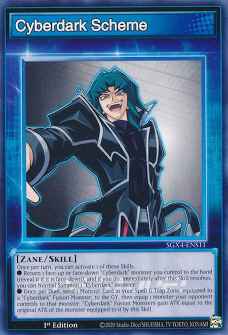 Cyberdark Scheme - Speed Duel GX: Midterm Destruction YuGiOh trading card