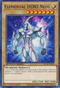 Elemental HERO Neos - Speed Duel GX: Midterm Destruction (SGX4) #SGX4-ENA01 - Common / Short Print YuGiOh Trading Card