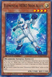 Elemental HERO Neos Alius - Speed Duel GX: Midterm Destruction (SGX4) #SGX4-ENA02 - Common / Short Print YuGiOh Trading Card