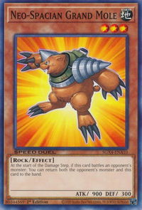 Neo-Spacian Grand Mole - Speed Duel GX: Midterm Destruction (SGX4) #SGX4-ENA10 - Common / Short Print YuGiOh Trading Card