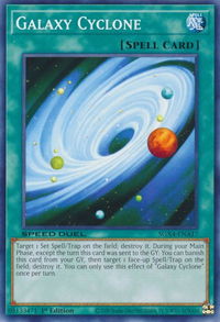 Galaxy Cyclone - Speed Duel GX: Midterm Destruction (SGX4) #SGX4-ENA17 - Common / Short Print YuGiOh Trading Card