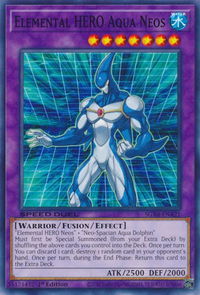 Elemental HERO Aqua Neos - Speed Duel GX: Midterm Destruction (SGX4) #SGX4-ENA21 - Common / Short Print YuGiOh Trading Card