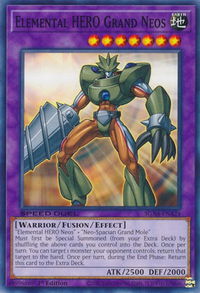 Elemental HERO Grand Neos - Speed Duel GX: Midterm Destruction (SGX4) #SGX4-ENA24 - Common / Short Print YuGiOh Trading Card