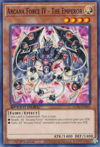 Arcana Force IV - The Emperor - Speed Duel GX: Midterm Destruction (SGX4) #SGX4-ENB05 - Common / Short Print YuGiOh Trading Card