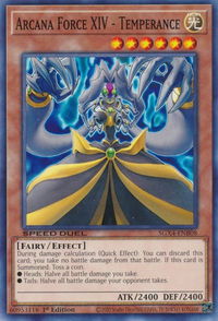 Arcana Force XIV - Temperance - Speed Duel GX: Midterm Destruction (SGX4) #SGX4-ENB08 - Common / Short Print YuGiOh Trading Card