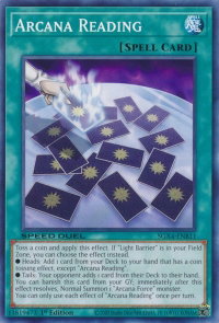 Arcana Reading - Speed Duel GX: Midterm Destruction (SGX4) #SGX4-ENB11 - Common / Short Print YuGiOh Trading Card