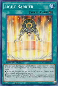 Light Barrier - Speed Duel GX: Midterm Destruction (SGX4) #SGX4-ENB12 - Common / Short Print YuGiOh Trading Card