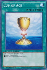 Cup of Ace - Speed Duel GX: Midterm Destruction (SGX4) #SGX4-ENB13 - Common / Short Print YuGiOh Trading Card