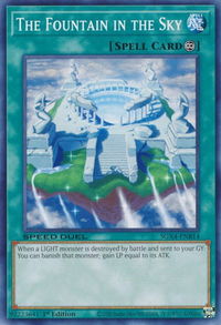 The Fountain in the Sky - Speed Duel GX: Midterm Destruction (SGX4) #SGX4-ENB14 - Common / Short Print YuGiOh Trading Card