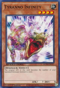 Tyranno Infinity - Speed Duel GX: Midterm Destruction (SGX4) #SGX4-ENC07 - Common / Short Print YuGiOh Trading Card