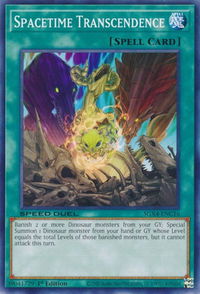 Spacetime Transcendence - Speed Duel GX: Midterm Destruction (SGX4) #SGX4-ENC16 - Common / Short Print YuGiOh Trading Card
