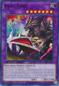 Dyna Tank - Speed Duel GX: Midterm Destruction (SGX4) #SGX4-ENC21 - Common / Short Print YuGiOh Trading Card