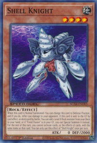 Shell Knight - Speed Duel GX: Midterm Destruction (SGX4) #SGX4-END05 - Common / Short Print YuGiOh Trading Card