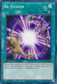 Re-Fusion - Speed Duel GX: Midterm Destruction (SGX4) #SGX4-END13 - Common / Short Print YuGiOh Trading Card