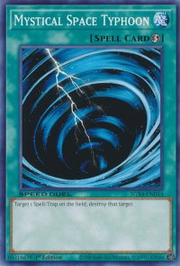 Mystical Space Typhoon - Speed Duel GX: Midterm Destruction (SGX4) #SGX4-END14 - Common / Short Print YuGiOh Trading Card