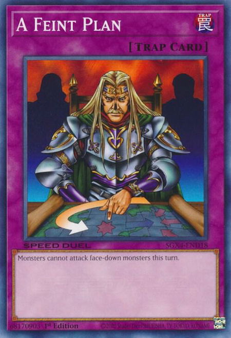 A Feint Plan - Speed Duel GX: Midterm Destruction YuGiOh trading card