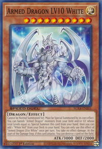 Armed Dragon LV10 White - Speed Duel GX: Midterm Destruction (SGX4) #SGX4-ENE01 - Common / Short Print YuGiOh Trading Card